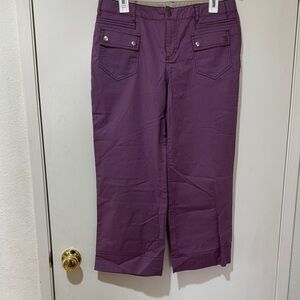 Athleta Cropped Pants - Purple